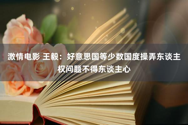 激情电影 王毅：好意思国等少数国度操弄东谈主权问题不得东谈主心