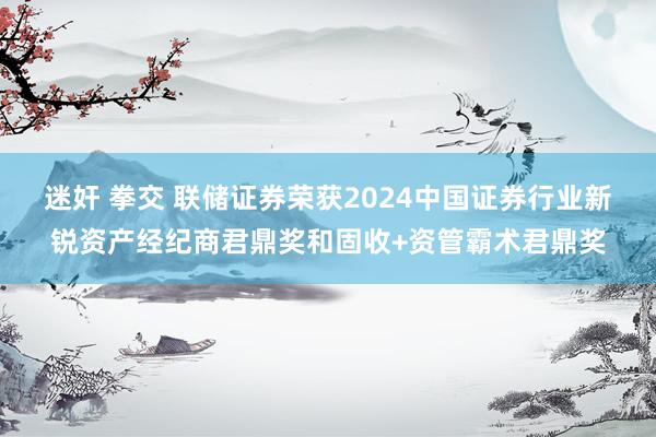 迷奸 拳交 联储证券荣获2024中国证券行业新锐资产经纪商君鼎奖和固收+资管霸术君鼎奖