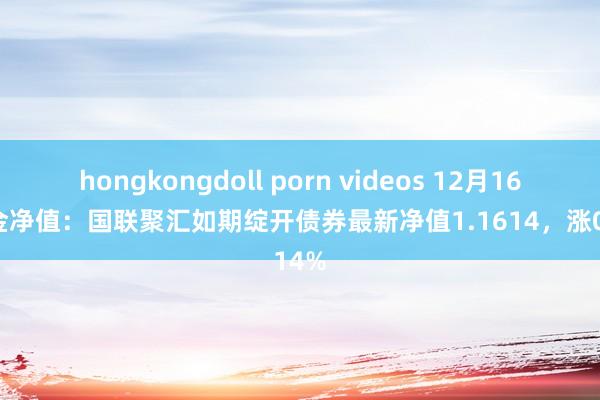 hongkongdoll porn videos 12月16日基金净值：国联聚汇如期绽开债券最新净值1.1614，涨0.14%