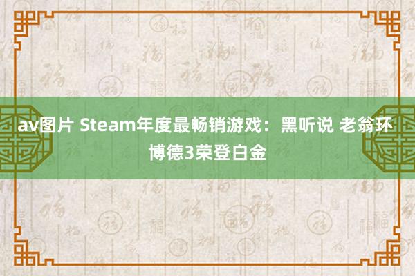 av图片 Steam年度最畅销游戏：黑听说 老翁环 博德3荣登白金