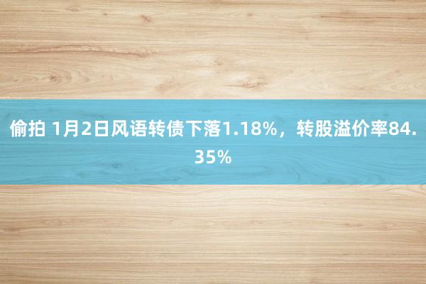 偷拍 1月2日风语转债下落1.18%，转股溢价率84.35%